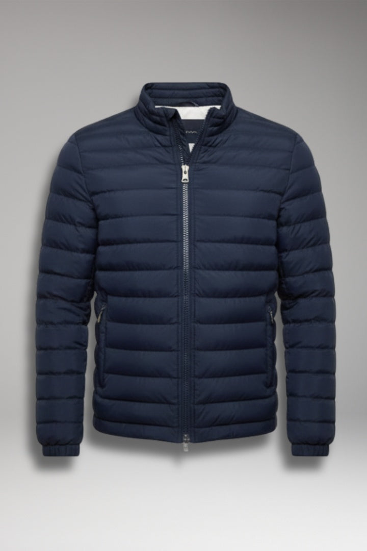 Chaqueta Acolchada Ligera Cuello Alto para Hombre