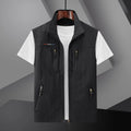 Marcos | Gilet Multibolsillos Hombre Cremallera Cuello Alto