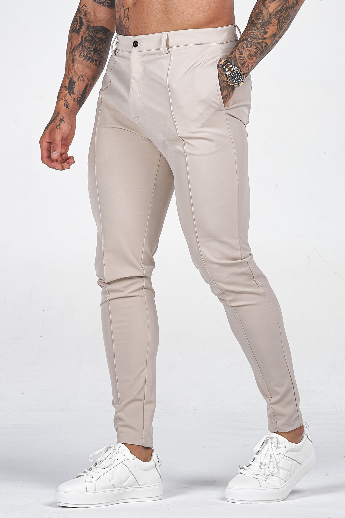 Pantalón Chino Slim Fit Corte Tapered para Hombre