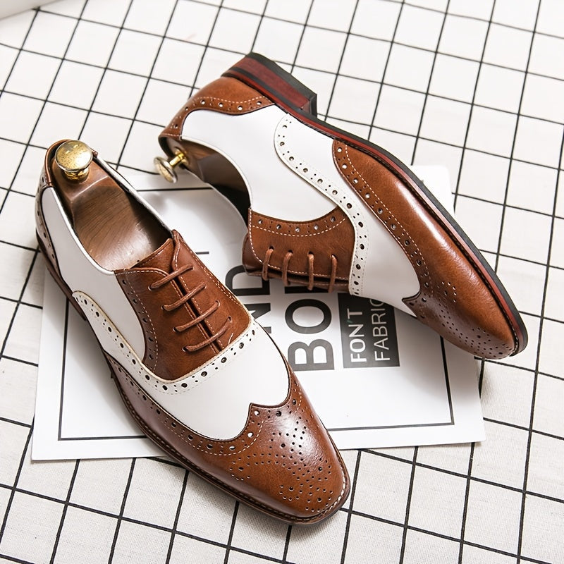 Salvador | Zapatos Oxford Brogue de Piel con Cordones para Hombre