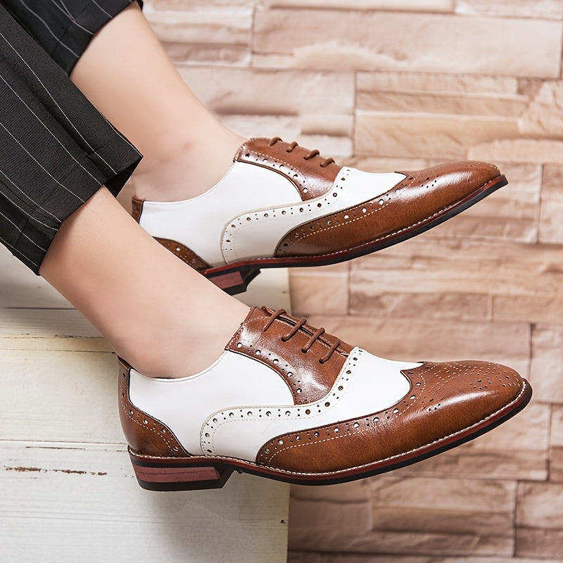 Salvador | Zapatos Oxford Brogue de Piel con Cordones para Hombre