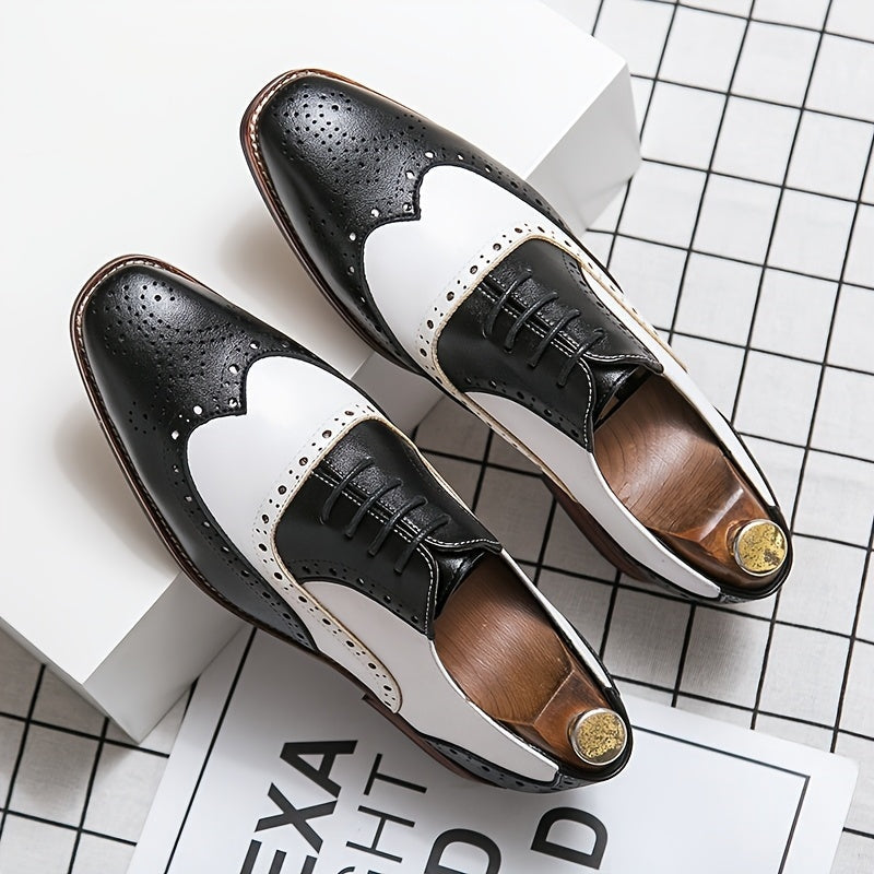 Salvador | Zapatos Oxford Brogue de Piel con Cordones para Hombre