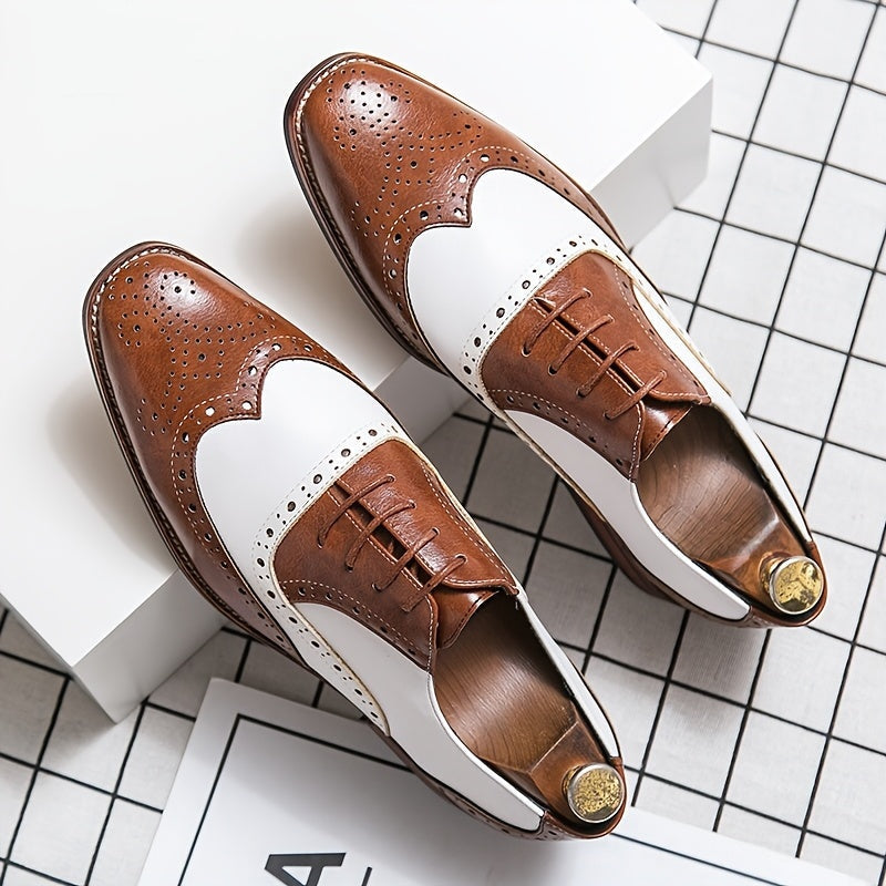 Salvador | Zapatos Oxford Brogue de Piel con Cordones para Hombre