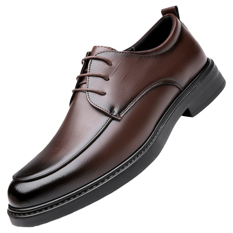 Sergio | Blucher de Piel con Cordones y Suela Gruesa para Hombre