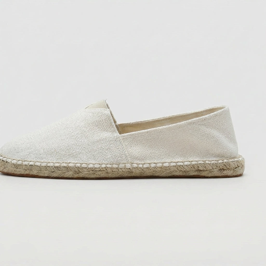 Sergio | Espadrillas de Lino sin Cordones y Suela de Yute para Hombre