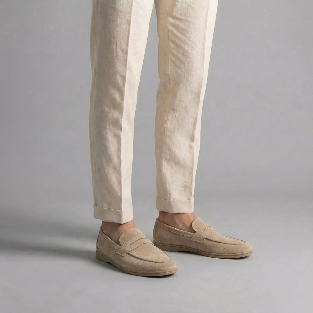 Tomás | Mocasines de Ante con Suela Ligera para Hombre
