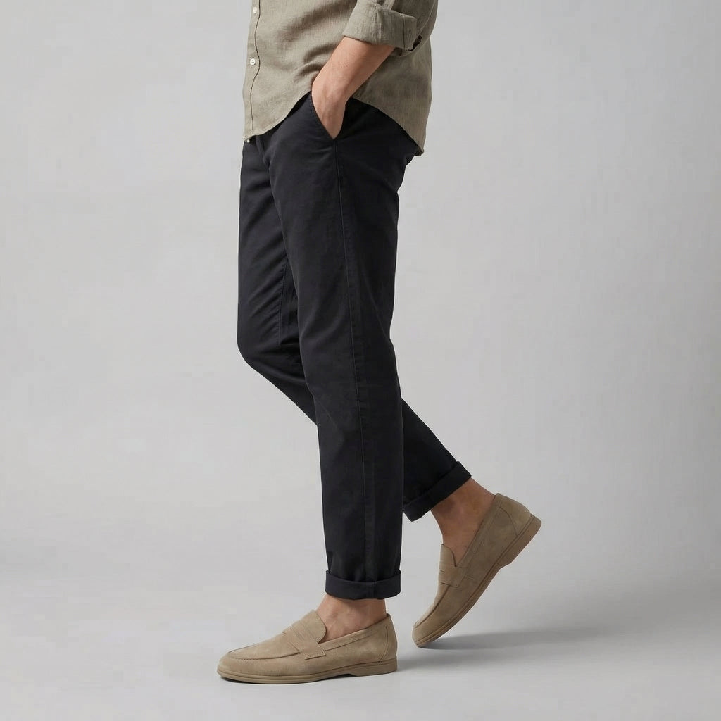 Tomás | Mocasines de Ante con Suela Ligera para Hombre