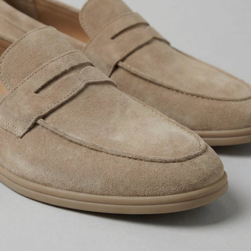 Tomás | Mocasines de Ante con Suela Ligera para Hombre