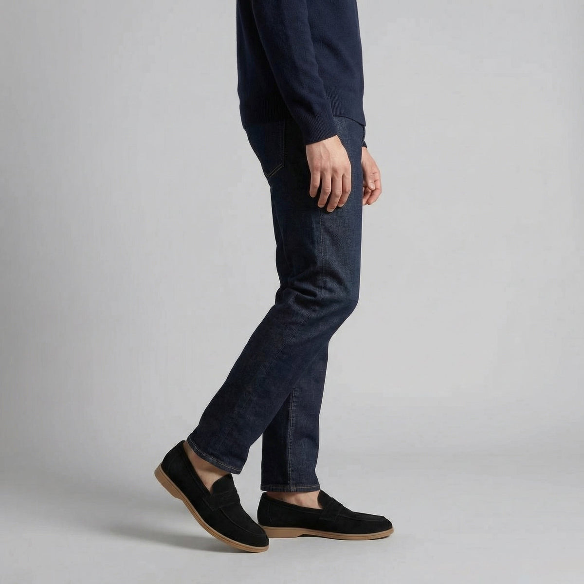 Tomás | Mocasines de Ante con Suela Ligera para Hombre