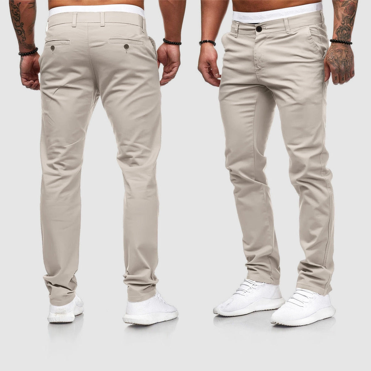 Pantalón Chino Slim Fit Ajustado para Hombre