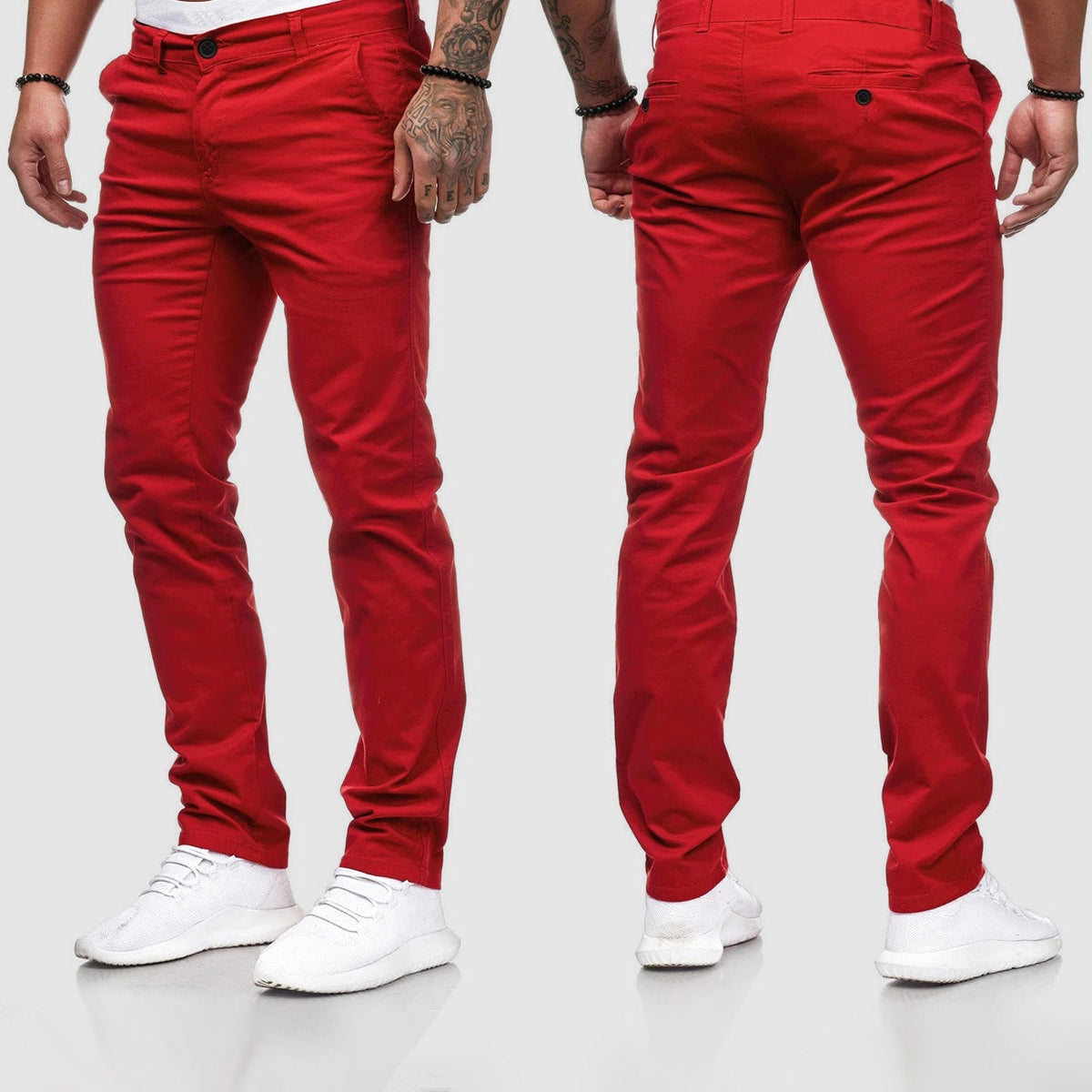 Pantalón Chino Slim Fit Ajustado para Hombre